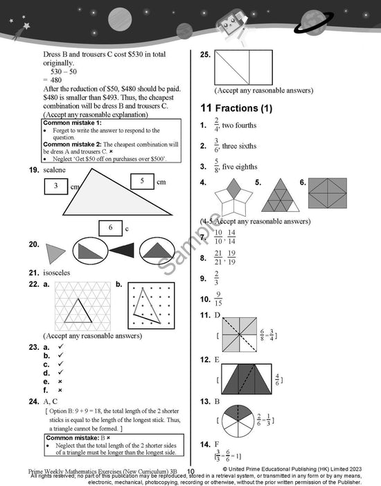 Prime Weekly Maths Exercises 3B