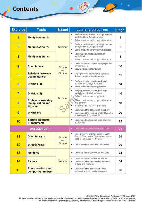 Prime Weekly Maths Exercises 4A