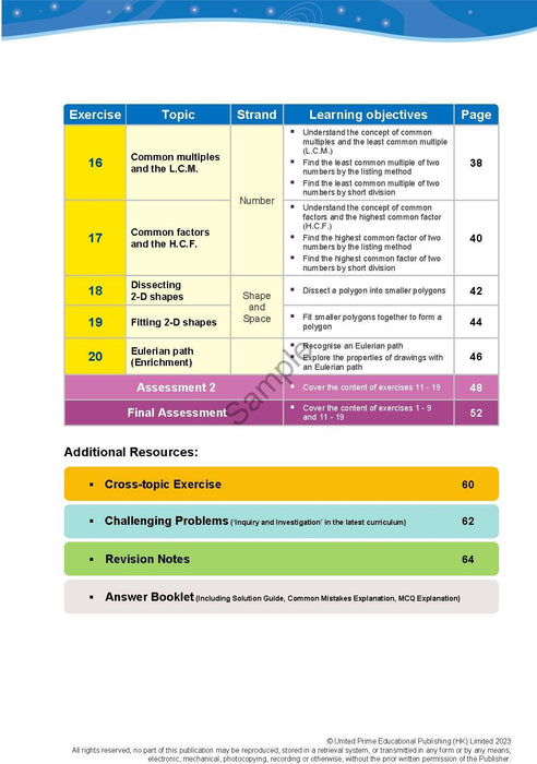 Prime Weekly Maths Exercises 4A