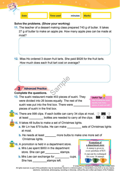 Prime Weekly Maths Exercises 4A