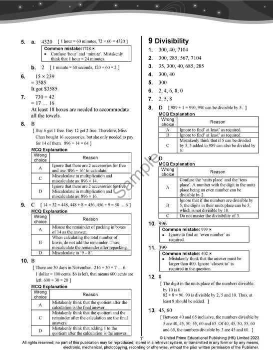 Prime Weekly Maths Exercises 4A