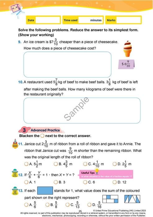 Prime Weekly Maths Exercises 4B