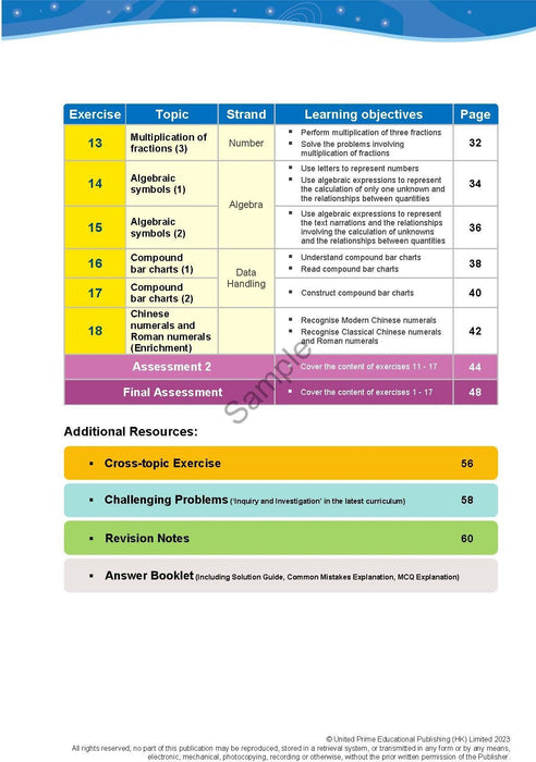 Prime Weekly Maths Exercises 5A