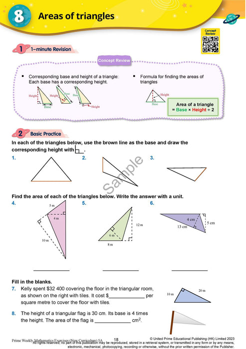 Prime Weekly Maths Exercises 5A