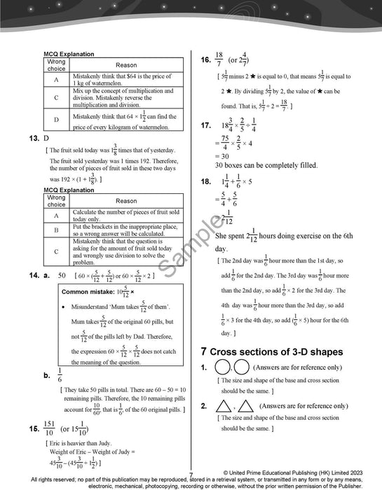 Prime Weekly Maths Exercises 5B