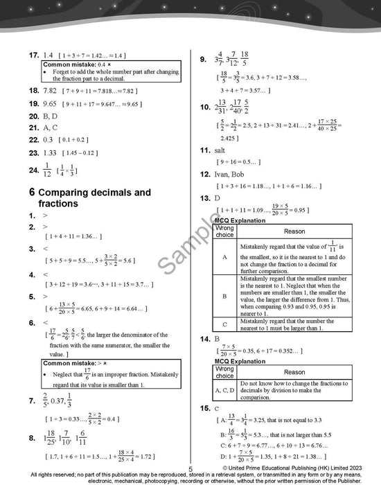 Prime Weekly Maths Exercises 6A