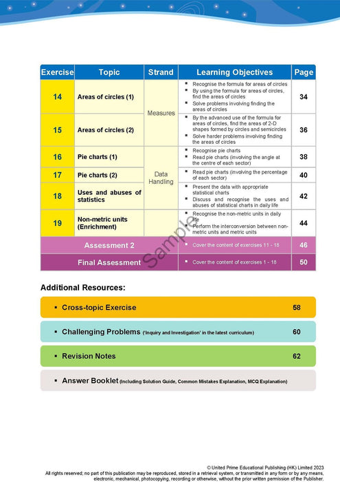 Prime Weekly Maths Exercises 6B