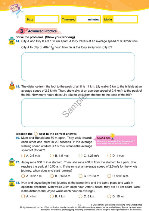 Prime Weekly Maths Exercises 6B