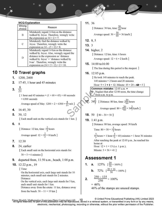 Prime Weekly Maths Exercises 6B