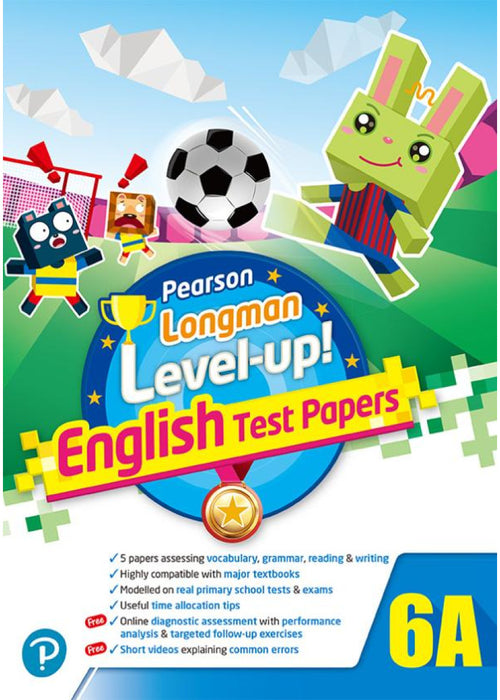 PEARSON LONGMAN LEVEL UP! ENGLISH TEST PAPERS 6A