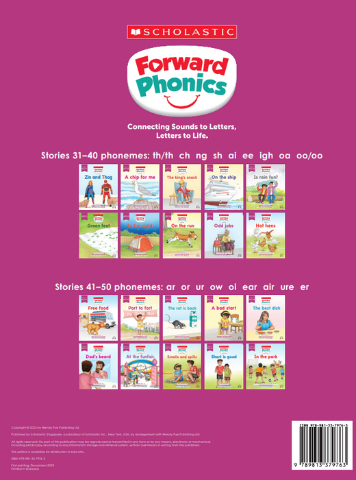 Forward Phonics - Activity Book with Answer Key (Stage 2-purple)