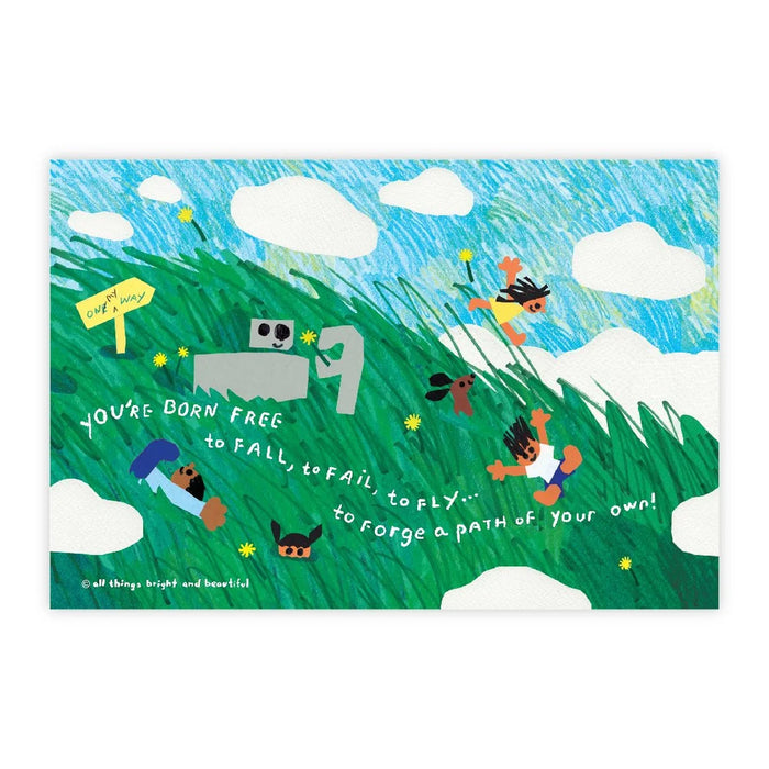 Born Free Postcard 自由明信片