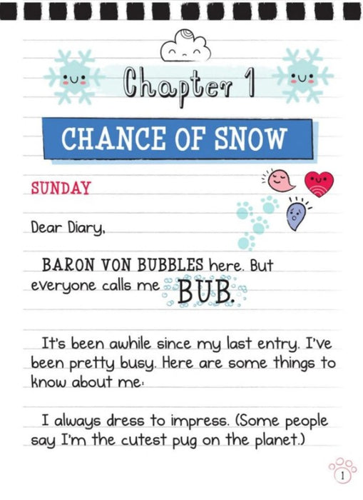 Diary of a Pug #2: Pug's Snow Day