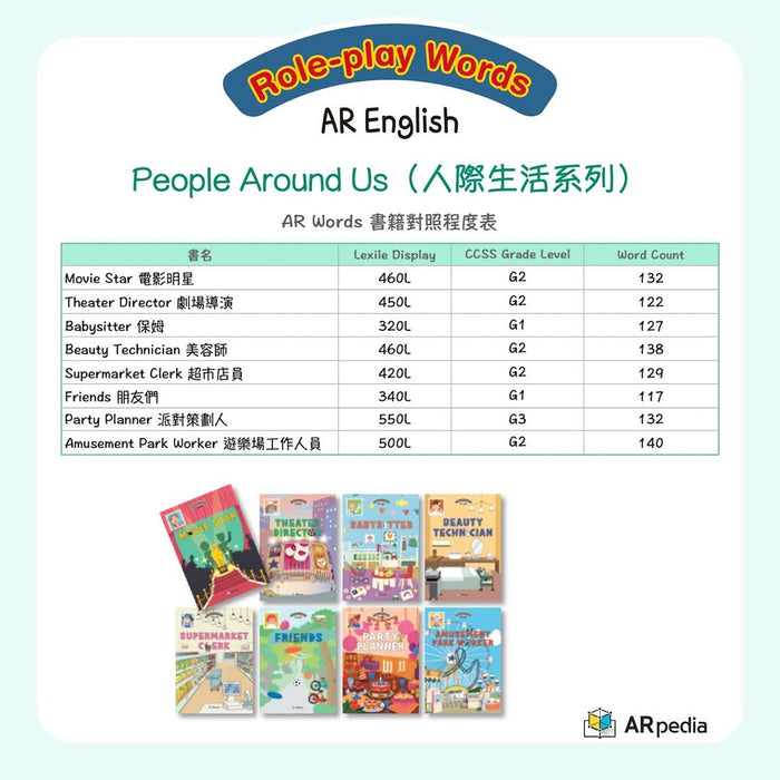AR Words 英語角色扮演系列 ─全套組