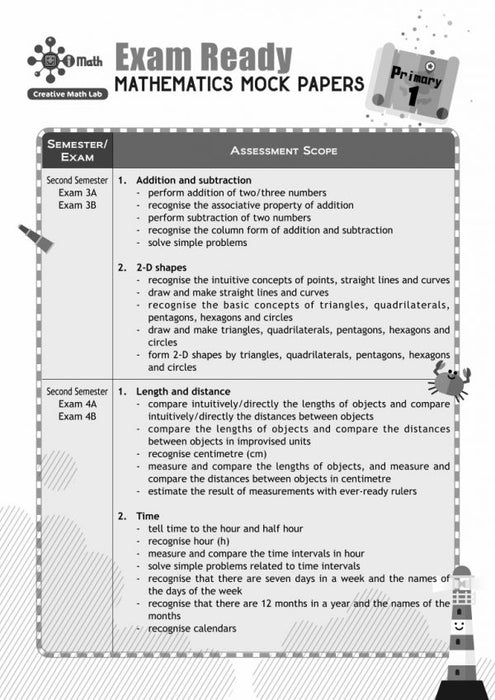 Exam Ready Mathemicatics Mock Paper P.1