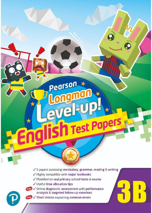 PEARSON LONGMAN LEVEL UP! ENGLISH TEST PAPERS 3B
