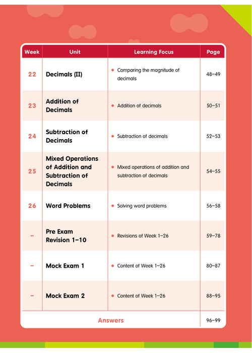 Primary Mathematics: Exercise, Revision & Mock Exam 4B