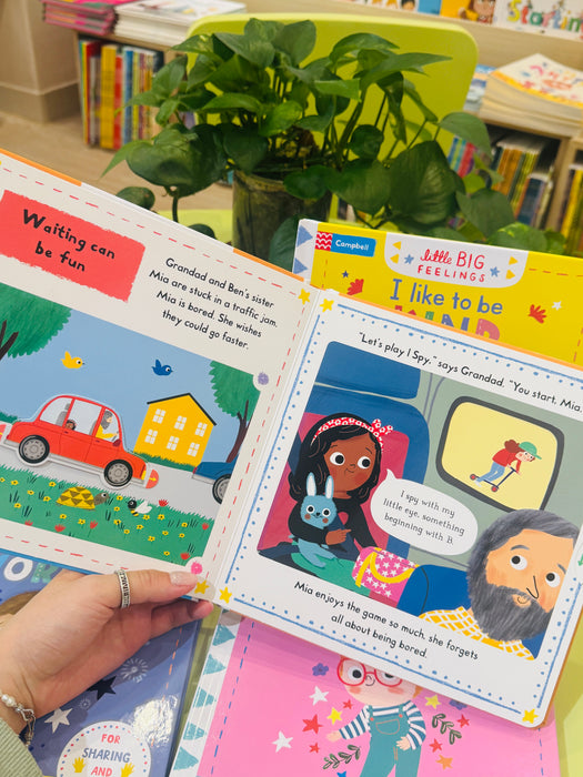 Little Big Feelings 4 Books Set A（Patient, Kind, Worried, Helpful）❣️Christmas deal! Buy both set A+B GET 'Hello Santa' + 'Ten Christmas Buttoms'