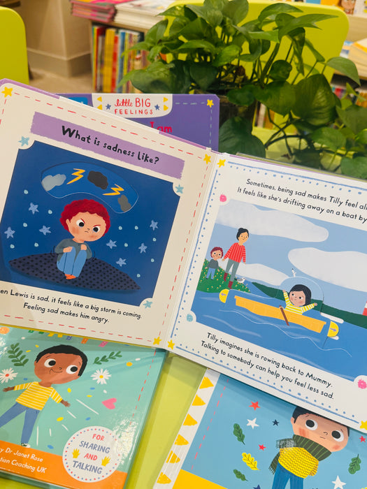 Little Big Feelings 4 Books Set B（Angry, Sad, Happy, Sorry）❣️Christmas deal! Buy both set A+B GET 'Hello Santa' + 'Ten Christmas Buttoms'