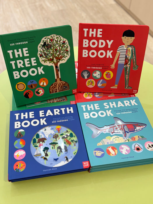 [限時包郵!] The Tree Book, The Body Book, The Earth Book, The Shark Book (4 books)