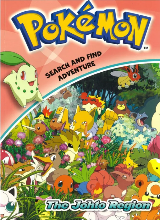 Pokemon Search And Find Adventure: The Johto Region