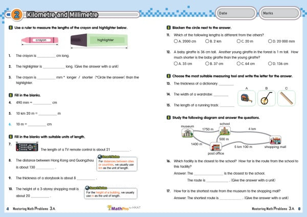 MathPro for HKAT Mastering Math Problems 3A