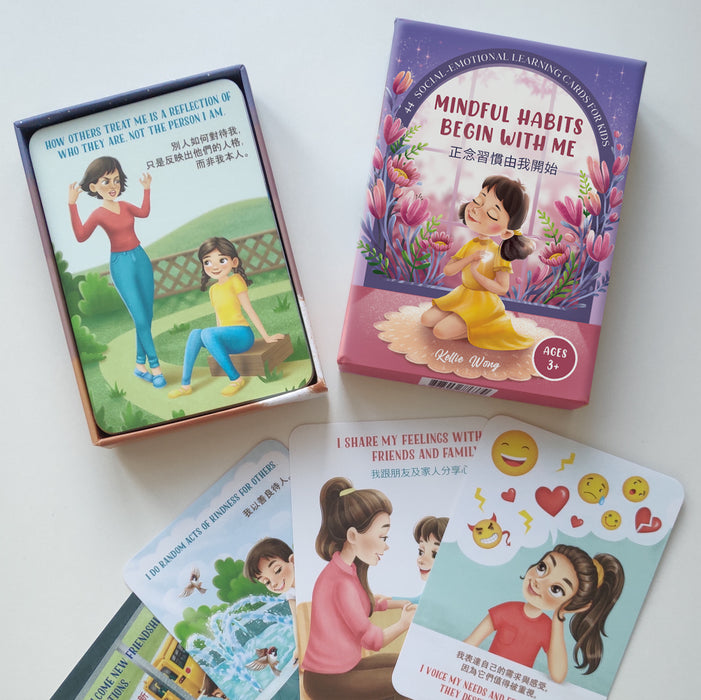 Mindful Habits Begin with Me: Emotional Intelligence Cards by COMPASSION CULTURE
