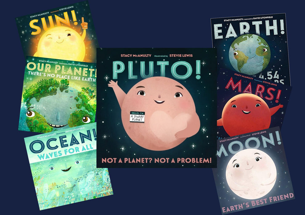 Our Universe Series (Sun, Earth, Moon, Ocean, Mars, Our Planet, Pluto) - 7 books