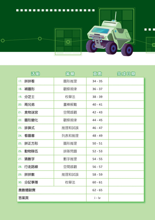 高思維訓練 – 奧數策略體驗營P.1