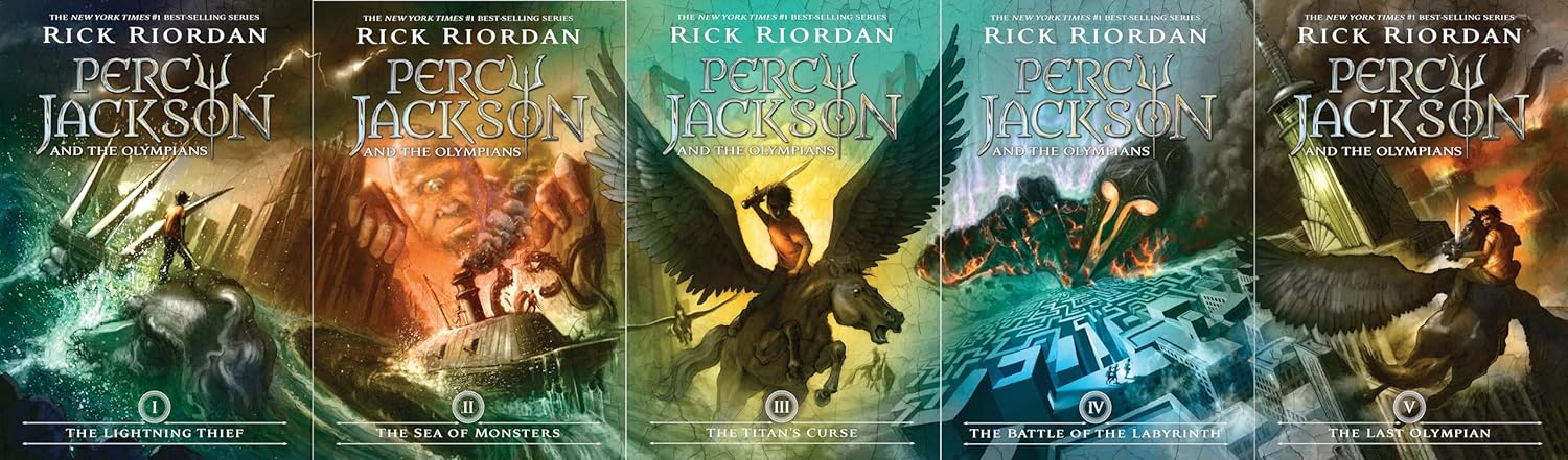 Percy Jackson and the Olympians 5 Book Paperback Boxed Set