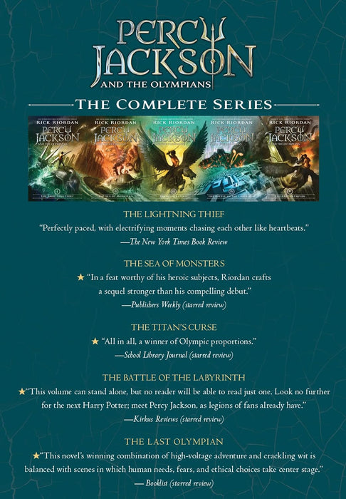 Percy Jackson and the Olympians 5 Book Paperback Boxed Set