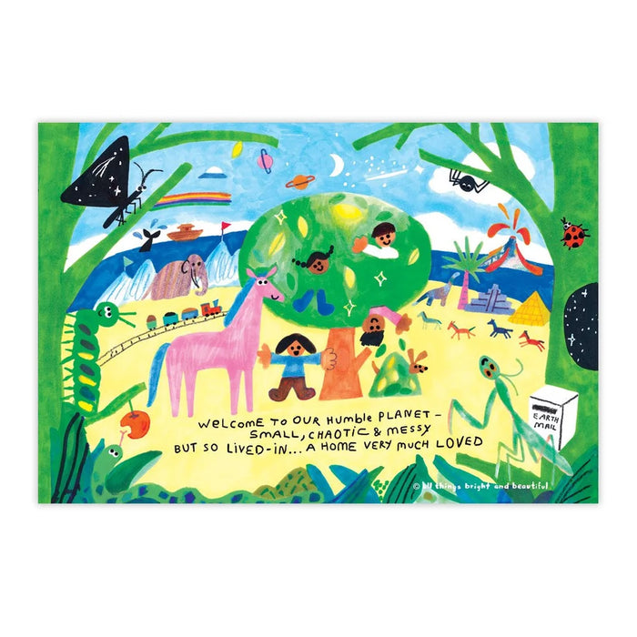 Planet Earth Postcard 地球明信片