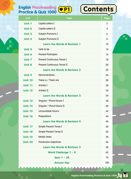 English Proofreading Practice & Quiz 1000  P1