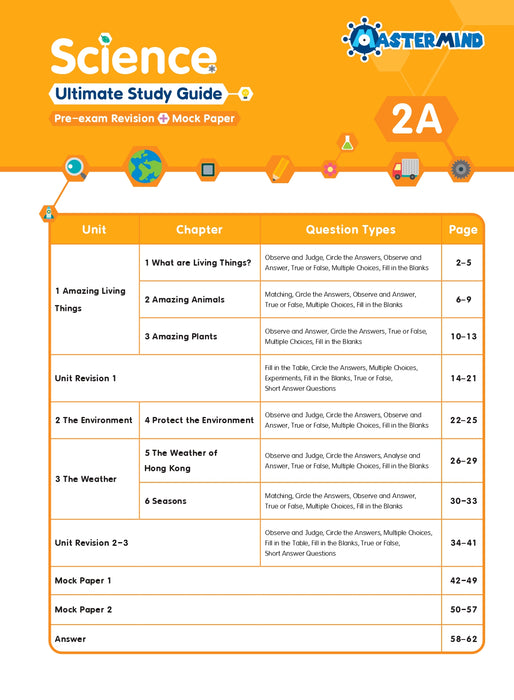Pre-order: Science Ultimate Study Guide Pre-exam Revision + Mock Paper - 2A
