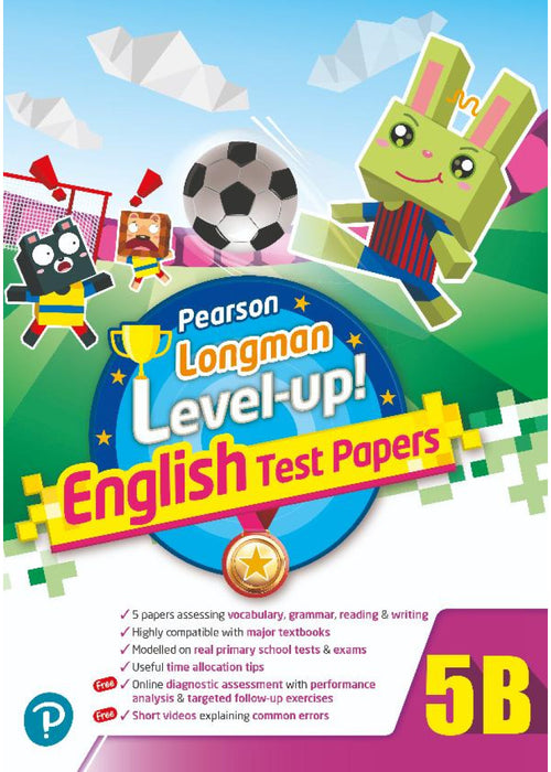 PEARSON LONGMAN LEVEL UP! ENGLISH TEST PAPERS 5B