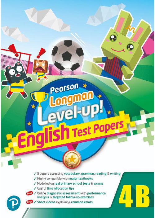 PEARSON LONGMAN LEVEL UP! ENGLISH TEST PAPERS 4B