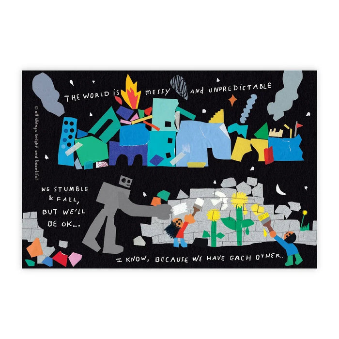 Wall Postcard 跌跌碰碰明信片