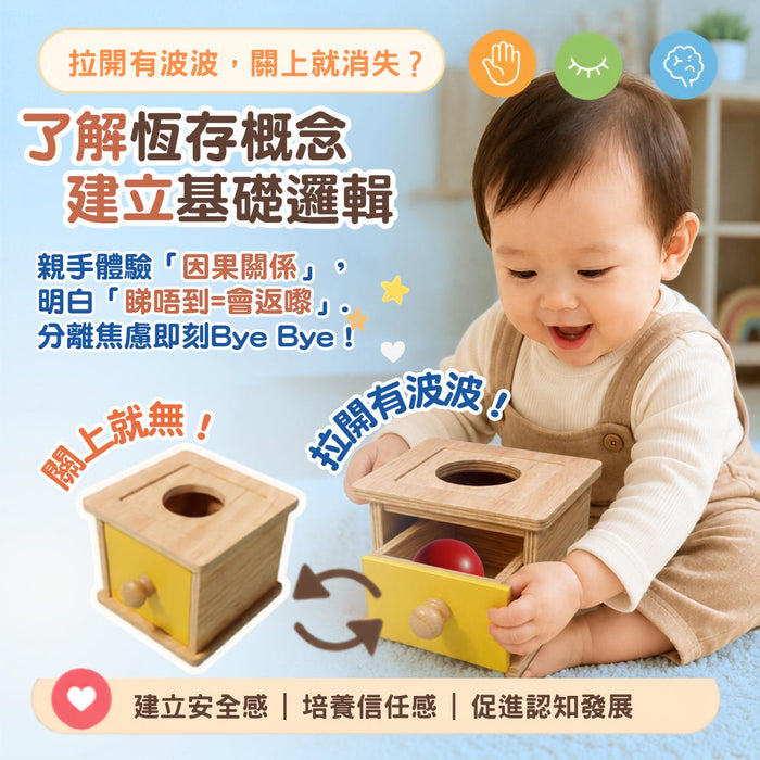 Curios®️蒙氏4合1小手肌探索盒Montessori Object Box