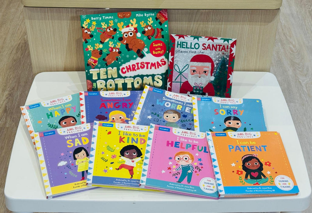 Christmas Deal❣️[Free Shipping🎁] Little Big Feelings (8 Books set) + Ten Christmas Bottoms + Hello Santa