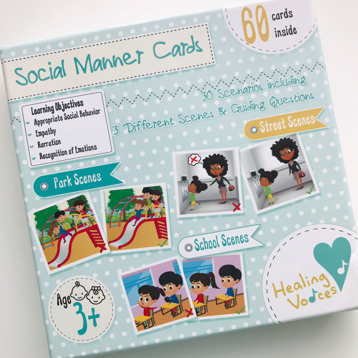 Social Manner Cards 社交禮儀教學卡(中英雙語引導問題)