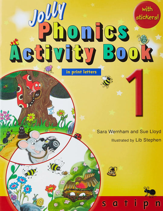 Jolly Phonics Activity Book 1 (in print letters)