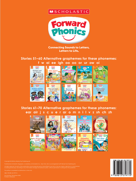 Forward Phonics - Activity Book with Answer Key (Stage 3-orange)