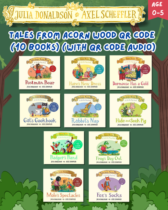 Tales from Acorn Wood QR Code (10Books) (with QR code audio)