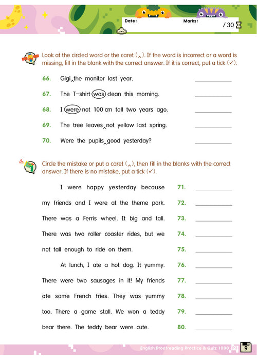 English Proofreading Practice & Quiz 1000  P3