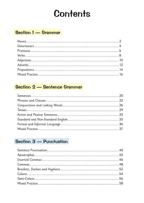 KS2 English: Grammar, Punctuation and Spelling Workbook - Ages 7-11