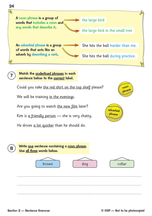 KS2 English: Grammar, Punctuation and Spelling Workbook - Ages 7-11