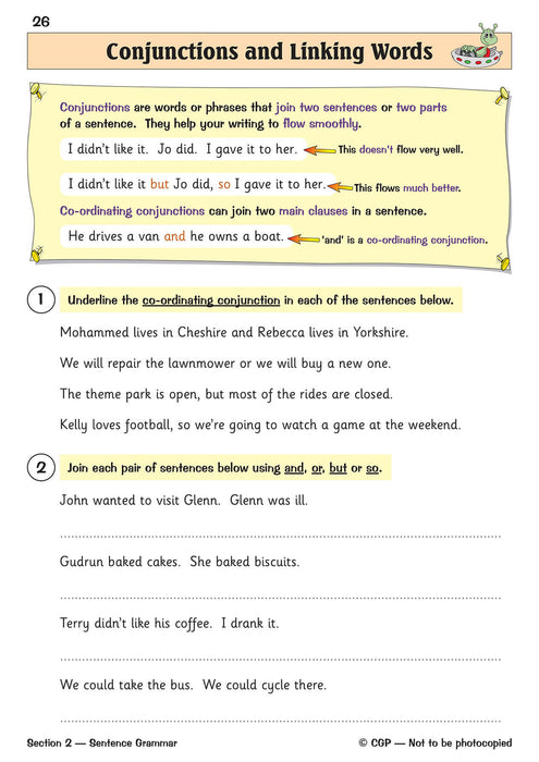 KS2 English: Grammar, Punctuation and Spelling Workbook - Ages 7-11