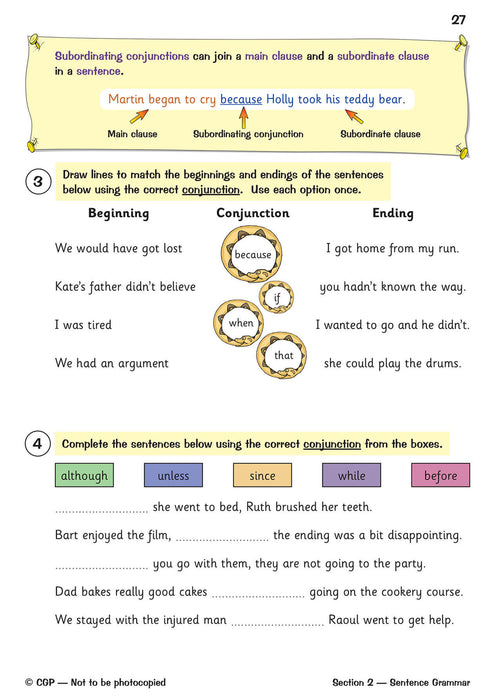 KS2 English: Grammar, Punctuation and Spelling Workbook - Ages 7-11
