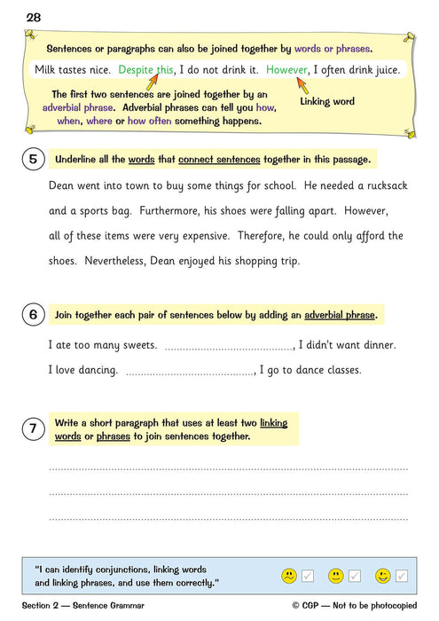 KS2 English: Grammar, Punctuation and Spelling Workbook - Ages 7-11