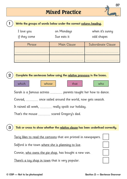 KS2 English: Grammar, Punctuation and Spelling Workbook - Ages 7-11
